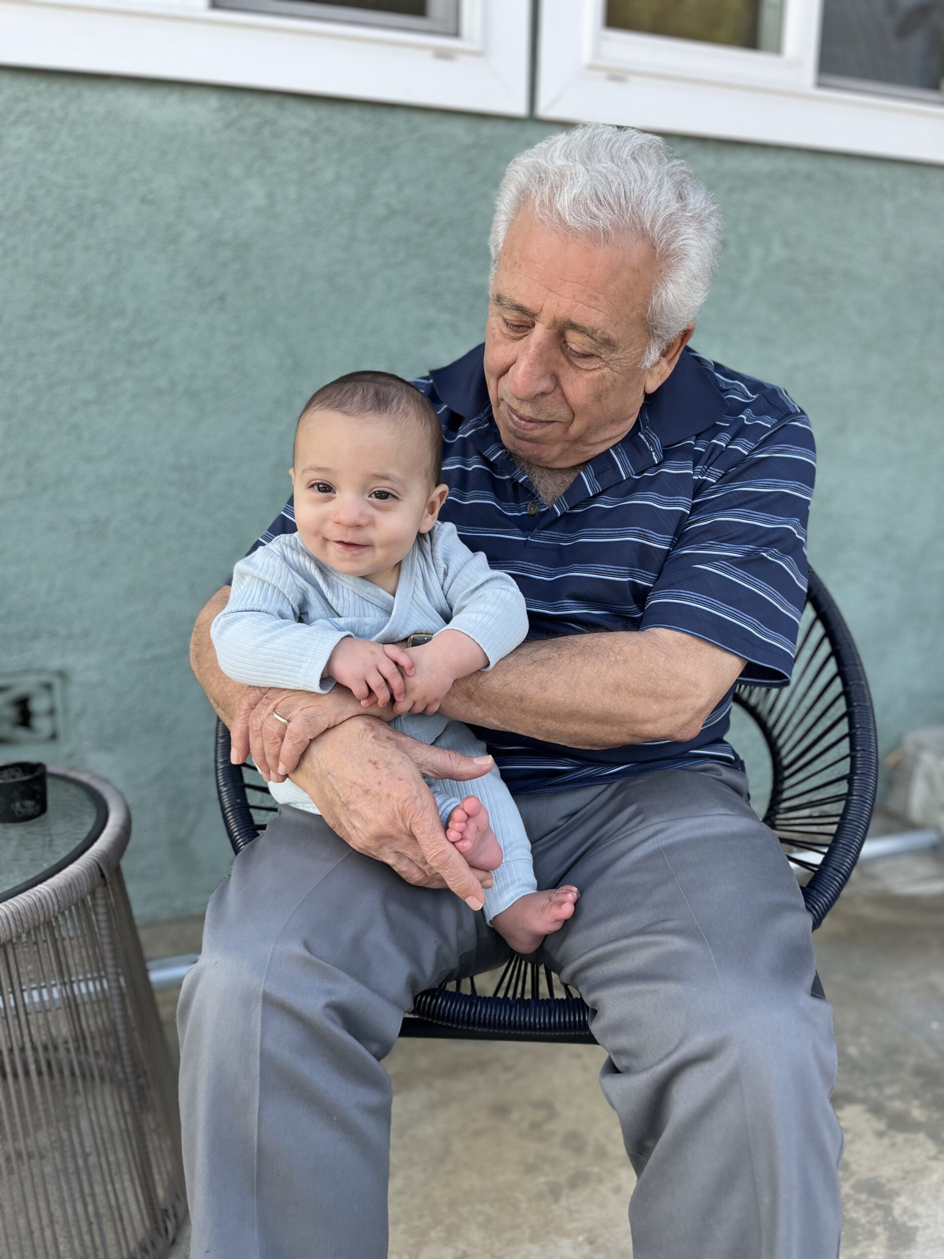 Marco and his grandfather