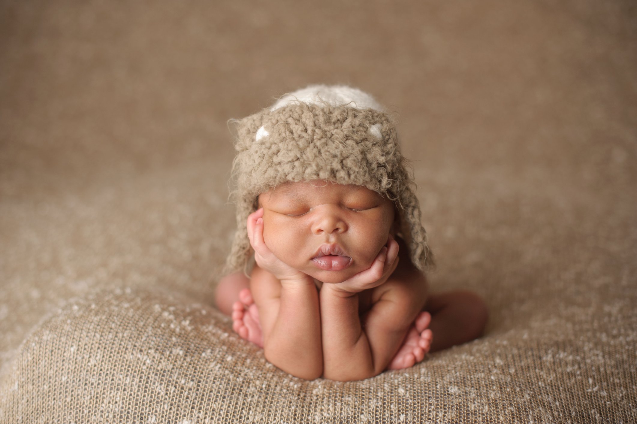 Sleeping Newborn Boy
