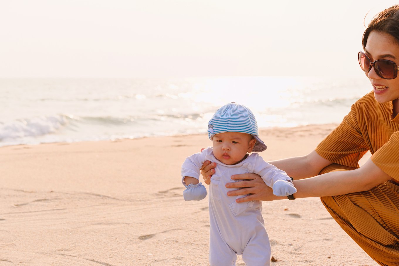 Baby on the beach