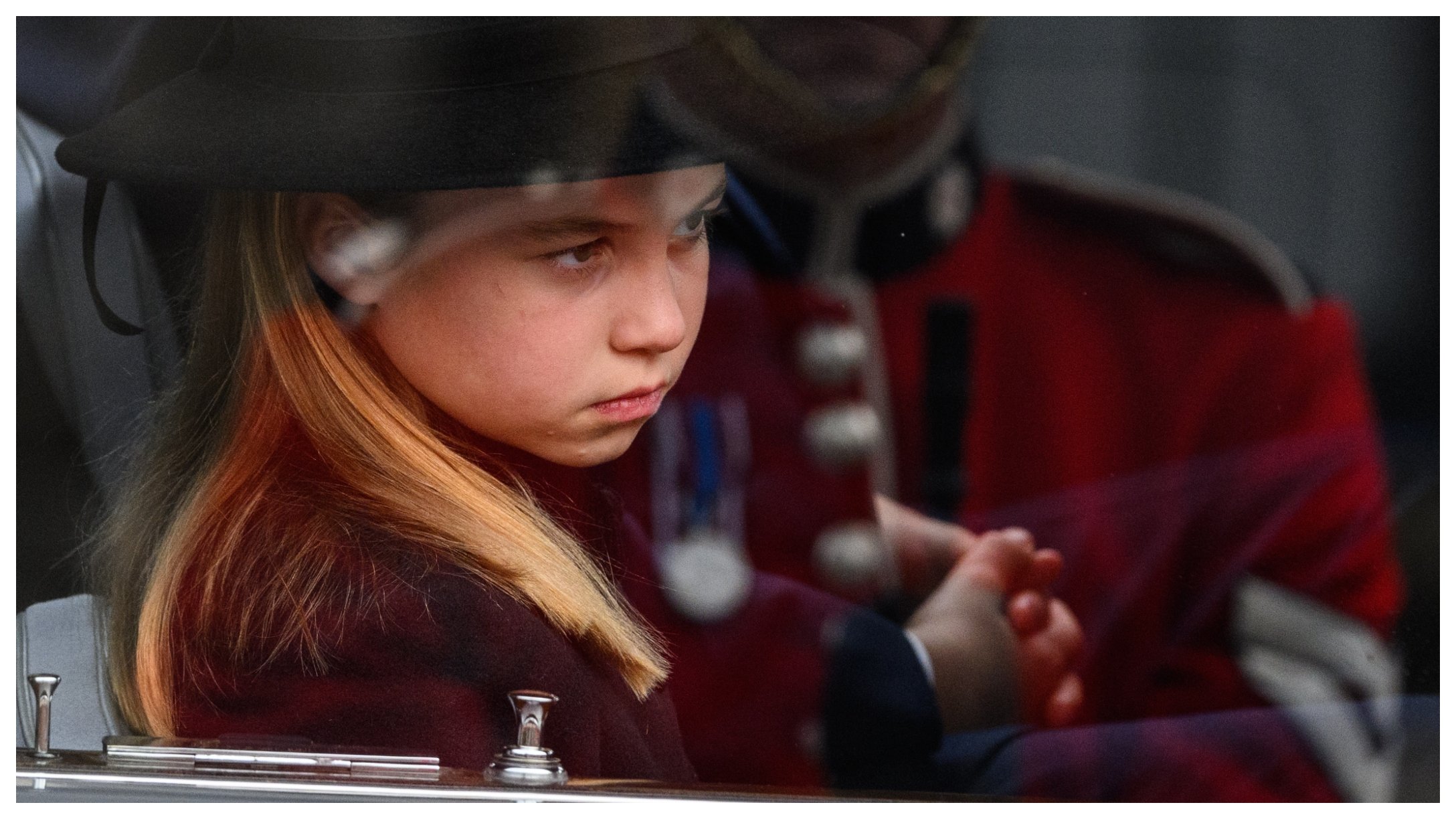 Princess Charlotte attending Queen Elizabeth funeral