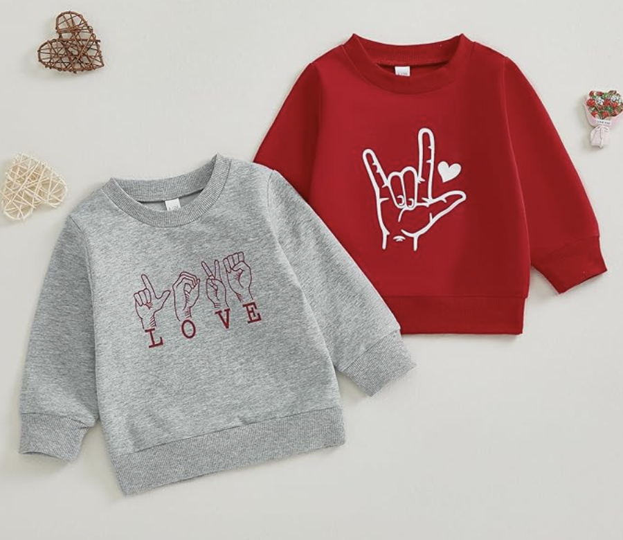 sign language sweatshirt