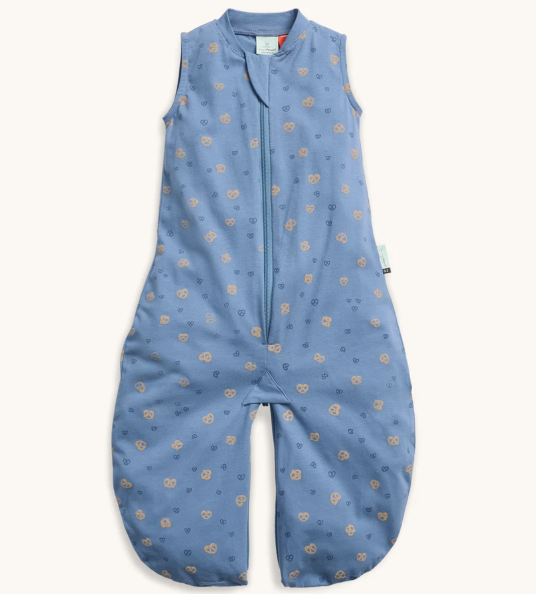 Jersey Sleep Suit Sack 0.2 TOG Petit Pretzel