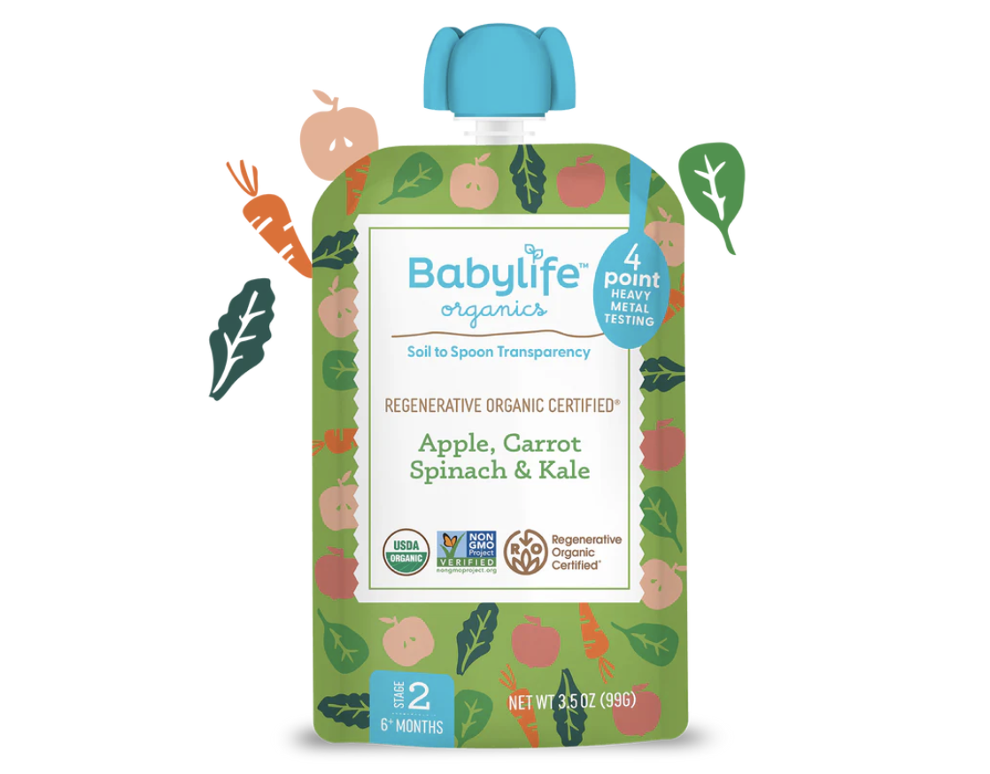 BabyLife Organics baby food pouches